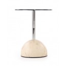 Стол журнальный HALMAR ARIANA бежевый мрамор/коричневый